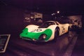 Green and white 1969 Porsche 908 LH